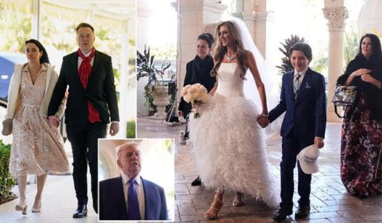 特朗普操办顶级婚礼 马斯克带加拿大4娃妈现身! 核心圈罕见齐聚