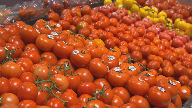 加拿大的西红柿价格暴涨 30%
