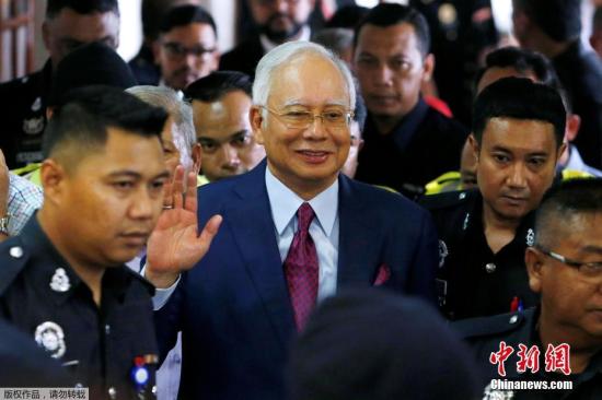 马来西亚前总理纳吉布被控洗钱 罪状增至七项