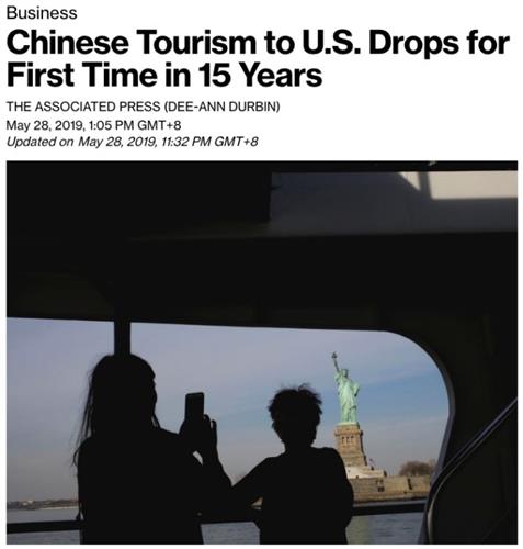 中国赴美游客15年来首降!美国这些城市有点慌