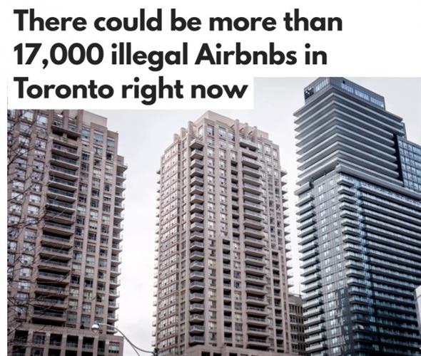多伦多整顿非法Airbnb，96%房东要除名