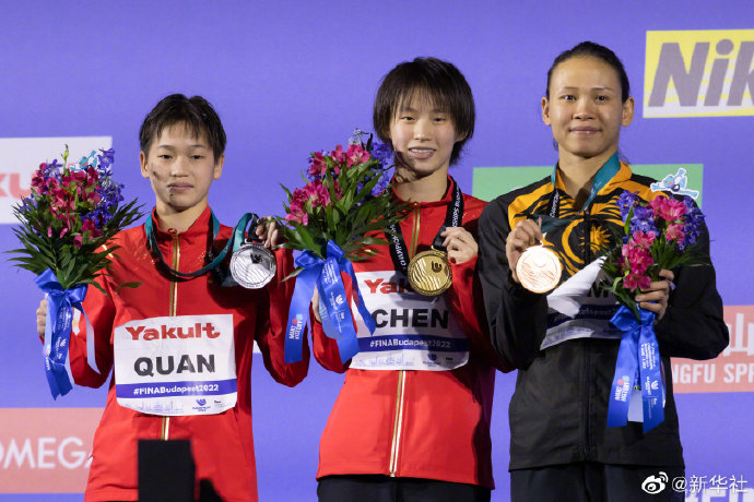 游泳世锦赛：中国队包揽目前跳水项目全部金牌