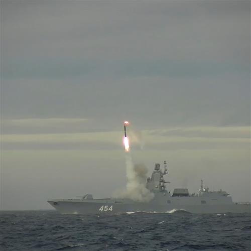 俄罗斯将开始大规模交付“锆石”（Zircon）海射高超音速导弹。路透资料图