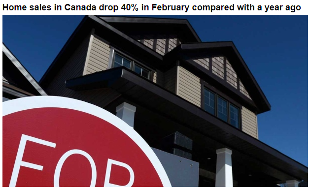 加拿大2月房产交易量同比暴跌40% 但另一个拐点出现了