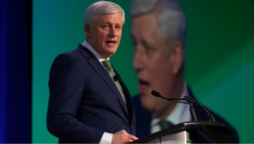 前总理哈珀罕见公开露面 称加拿大需要「保守党复兴」