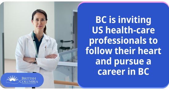 更多美国医生、护士和专职医疗人员即将来到BC省