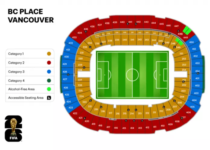 世界杯温哥华部分门票 价格贵过买部中价新车
