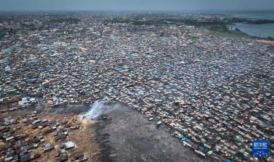 尼日利亚拉各斯的水上贫民窟