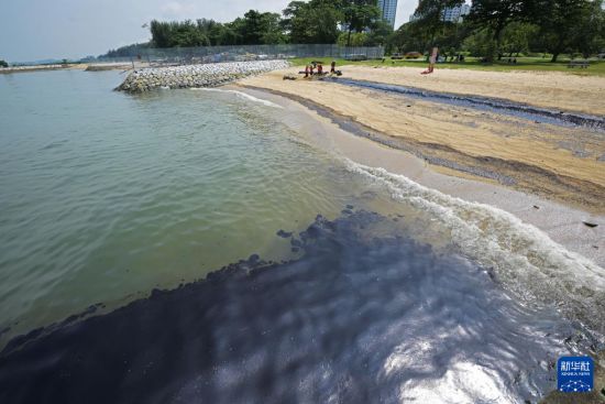 新加坡多个海滩因油料泄漏关闭
