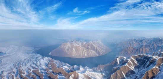 美丽中国丨雪落黄河景如画