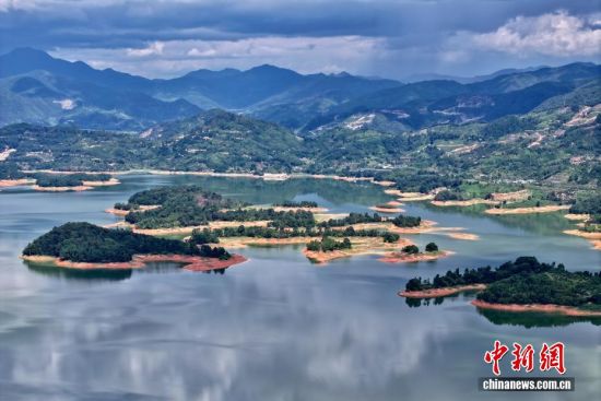 福建古田：翠屏湖畔风光美