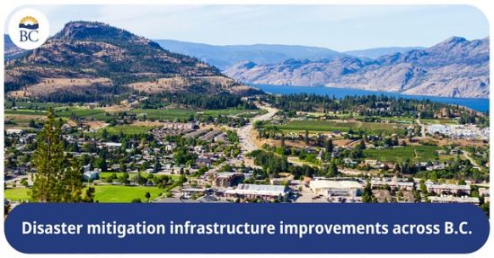 加拿大三级政府注资逾2,600万加元改善BC省减灾基础建设