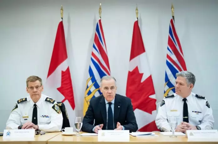 温哥华也出现暴力勒索案 总理卡尼访素里强调打击犯罪