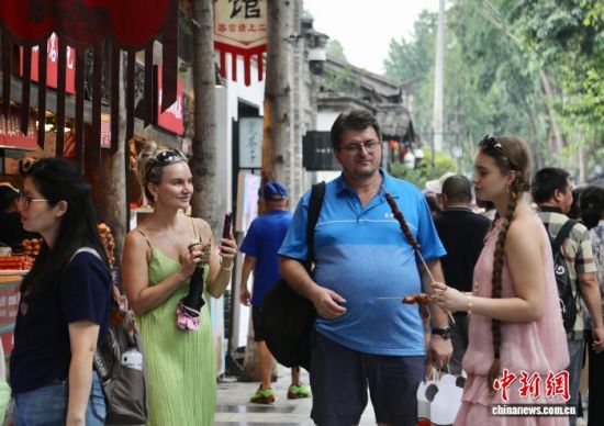 世运会带火成都入境游 公园城市幸福感吸引全球游客