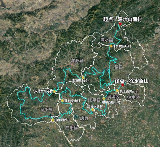 中国河北保定推出1117公里太行步道