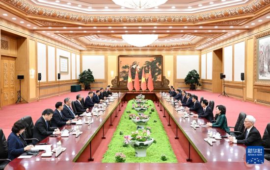 中国主席习近平会见越南总理范明政