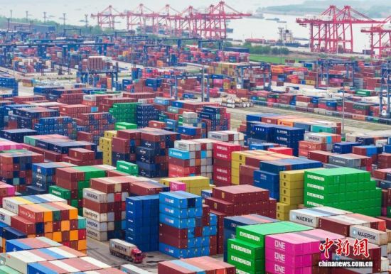 前4个月中国进出口总值同比增长14.9%